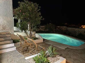 Outdoor pool - Charming chalet near Binibeca beach, private pool and WiFi (Binibeca Playa  - Sant Lluis - Menorca)