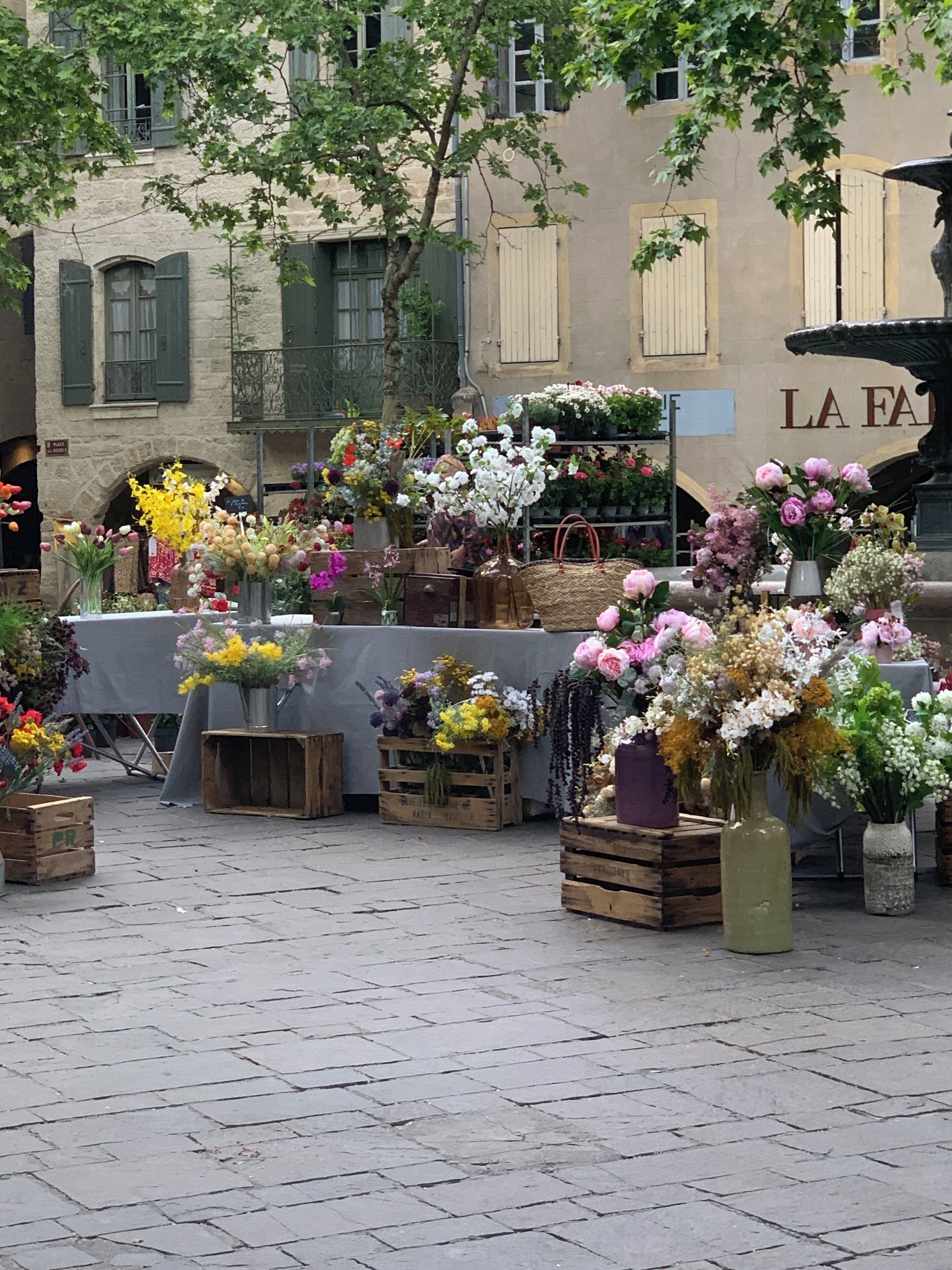 Espace banquet en plein air