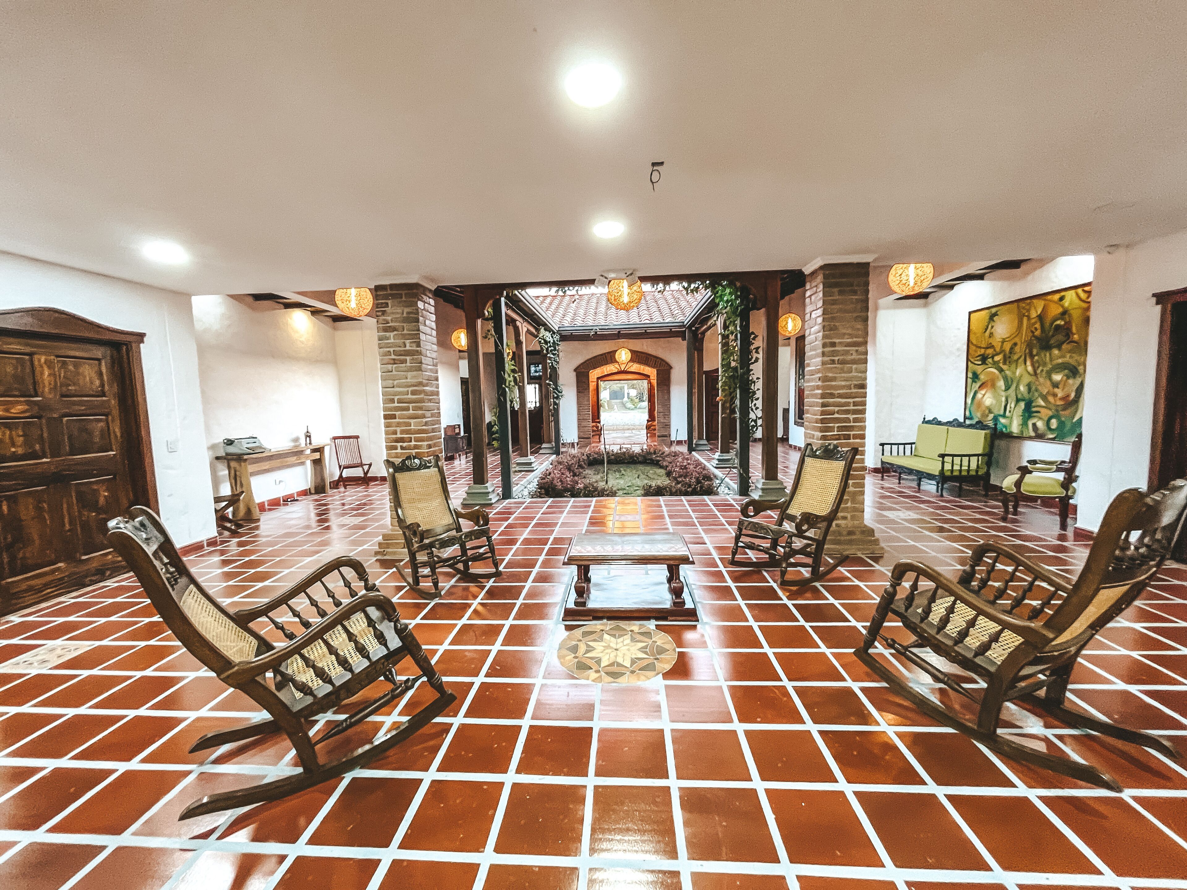 Zona de estar del vestíbulo