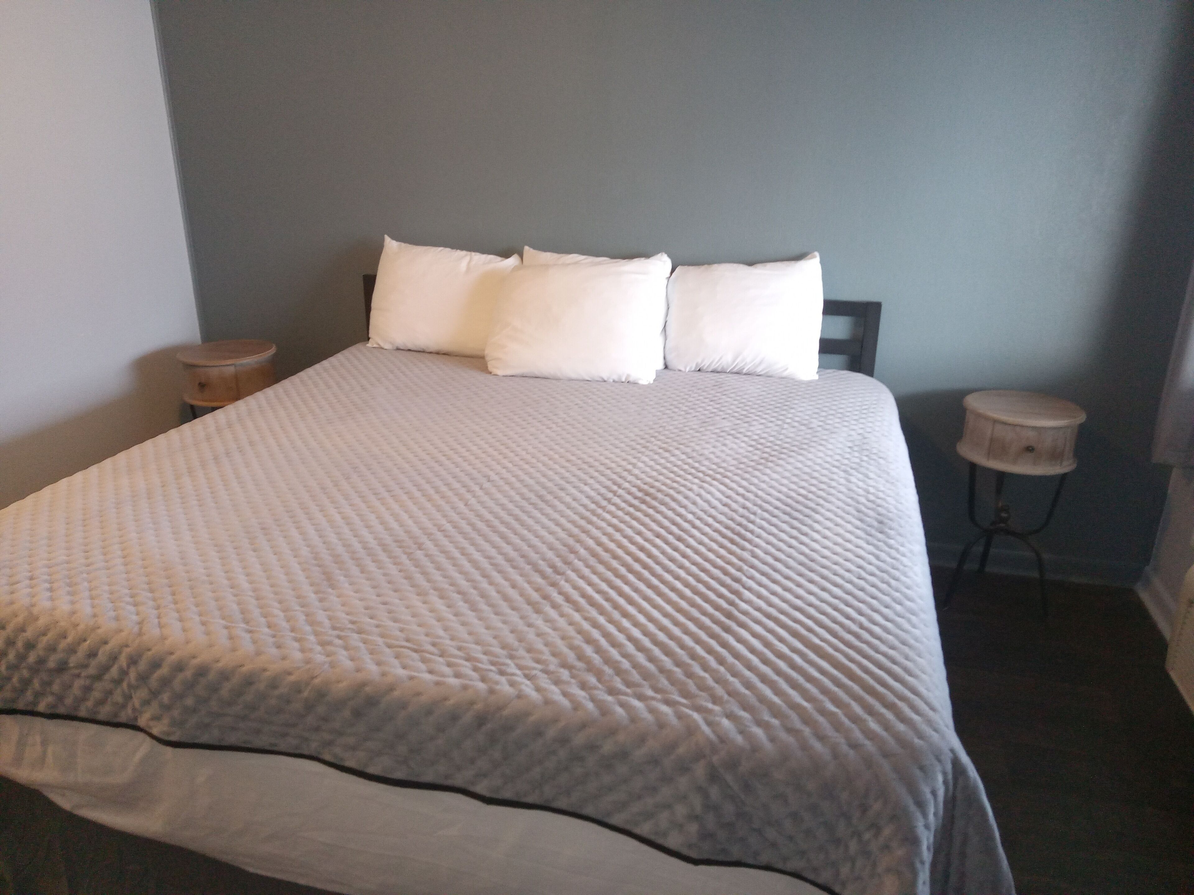 Blackout curtains, iron/ironing board, free WiFi