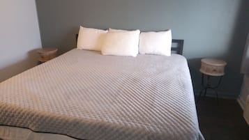 Blackout curtains, iron/ironing board, free WiFi
