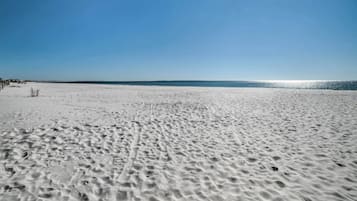 On the beach