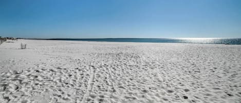 On the beach