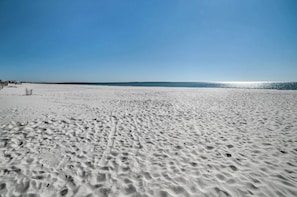 En la playa 