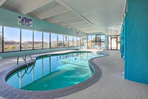 Indoor pool, a heated pool