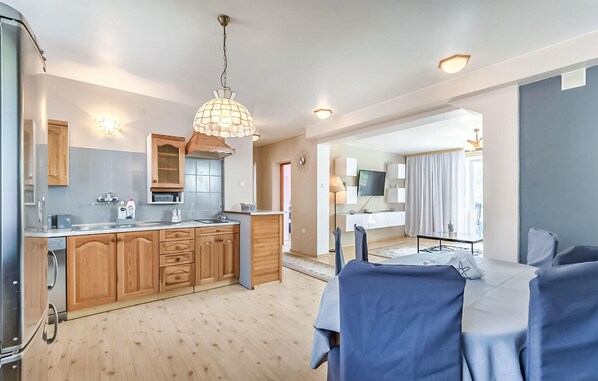 Fridge, stovetop, dishwasher