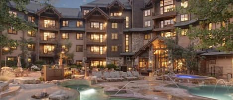 Indoor pool, outdoor pool
