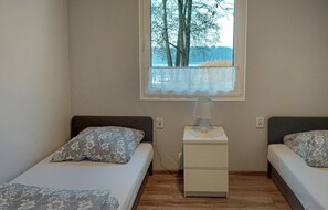 2 chambres, accès au Wi-Fi (inclus), literie fournie