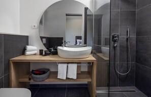 Shower, hair dryer