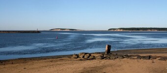 Steps to bayside beach