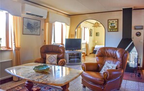 TV connectée, cheminée