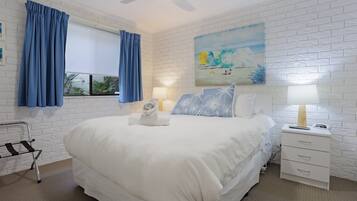 2 slaapkamers, een strijkplank/strijkijzer, wifi, beddengoed