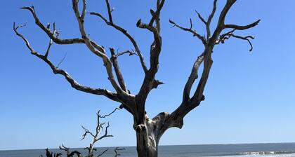 Private Cottage next to Hunting Island State Park and 5 min from the beach