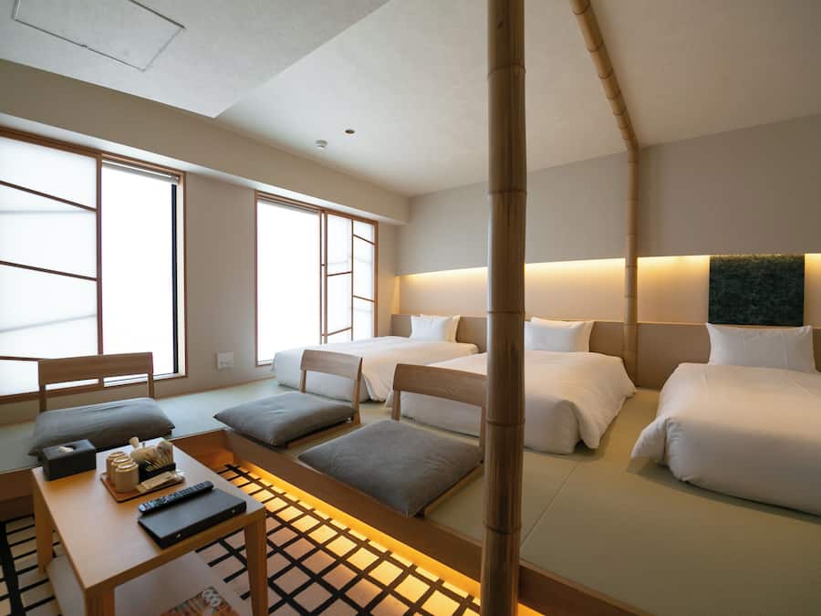 Driepersoonskamer, niet-roken (Japanese,Up to 3 pax above 6 yrs old) | Donsdekens, babybedden (toeslag), gratis wifi, beddengoed