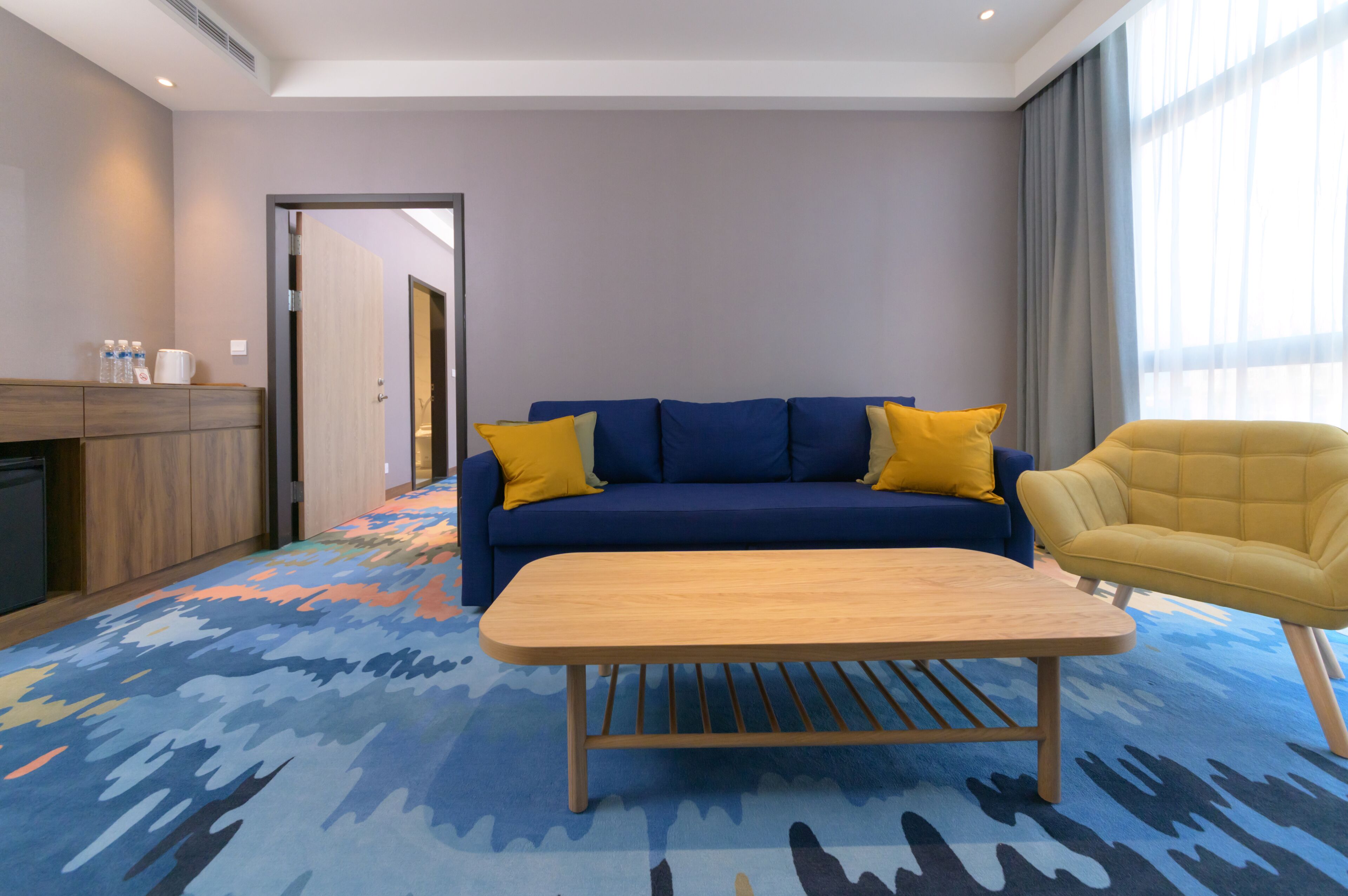 Suíte premium | Área de estar | Smart TV 50 polegadas com canais digitais, TV