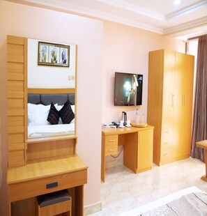 Luxe beddengoed, individueel gedecoreerd, individueel gemeubileerd