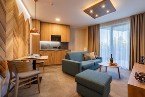Standard Apartment | Blackout drapes, free WiFi