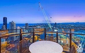 Enjoy breathtaking city views from the comfort of your room, with a clear view of the cable car system below.