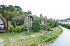 Majoituspaikan julkisivu