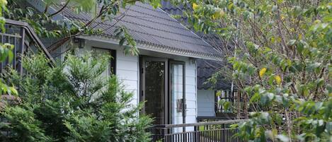 Deluxe Quadruple Room, 2 Queen Beds | Terrace/patio