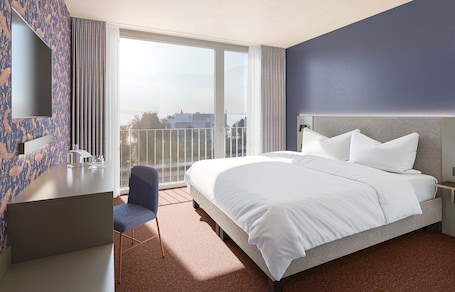 1 habitación y ropa de cama hipoalergénica