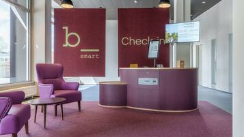 Check-in/check-out kiosk