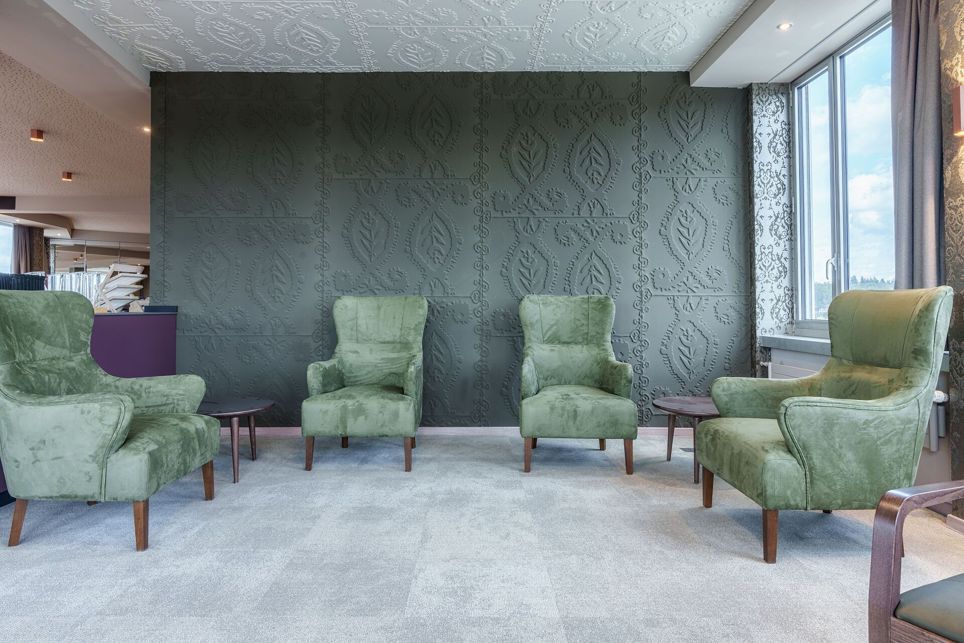 منطقة الجلوس في الردهة