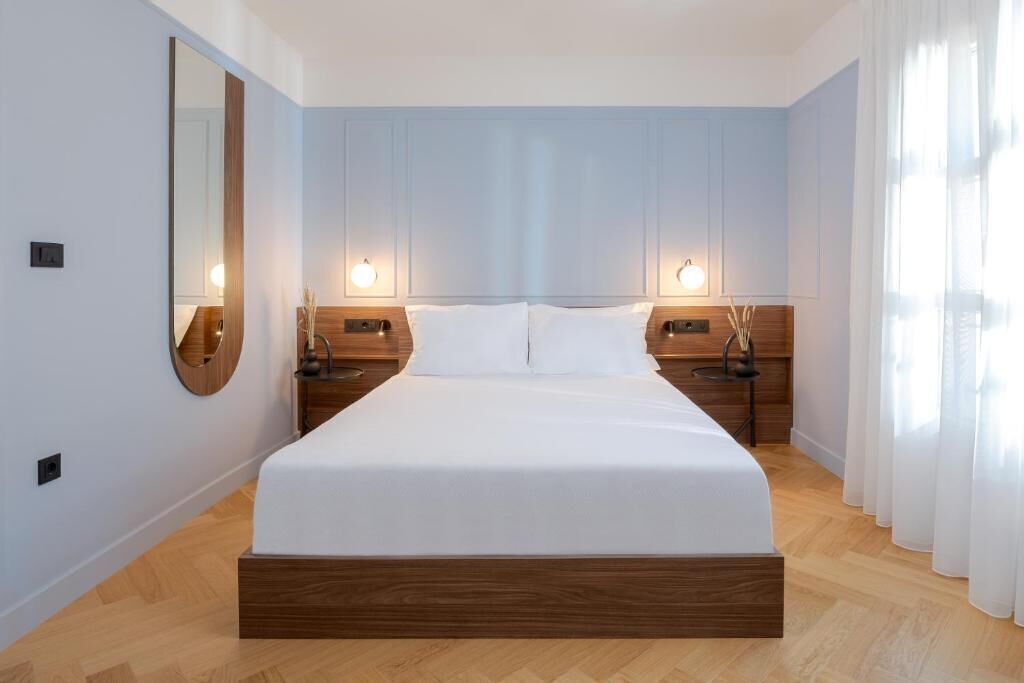 Roupas de cama premium, camas com colchões pillow-top