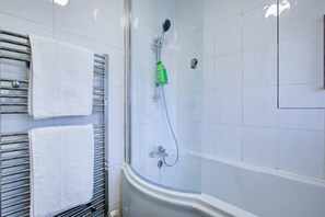 Free toiletries, hair dryer, towels
