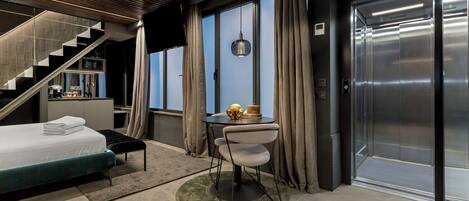 Executive-studiosuite | 1 soveværelse, premium-sengetøj, Select Comfort-senge