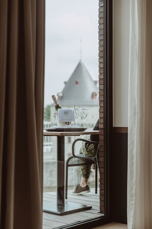 Deluxe-Zimmer, 1 King-Bett | Blick vom Balkon