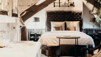 Suite Grand, 1 cama King size | 1 habitación, sábanas de algodón egipcio y ropa de cama de alta calidad