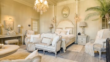 Junior-Suite, 1 King-Bett | 1 Schlafzimmer, Bettwäsche aus ägyptischer Baumwolle
