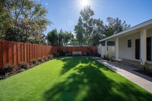 Property grounds - LuxoStays | Charming 4BR w/ large backyard/firepit (Fairfield)