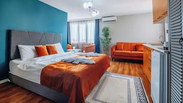 Junior-Apartment | Bettwäsche aus ägyptischer Baumwolle, hochwertige Bettwaren