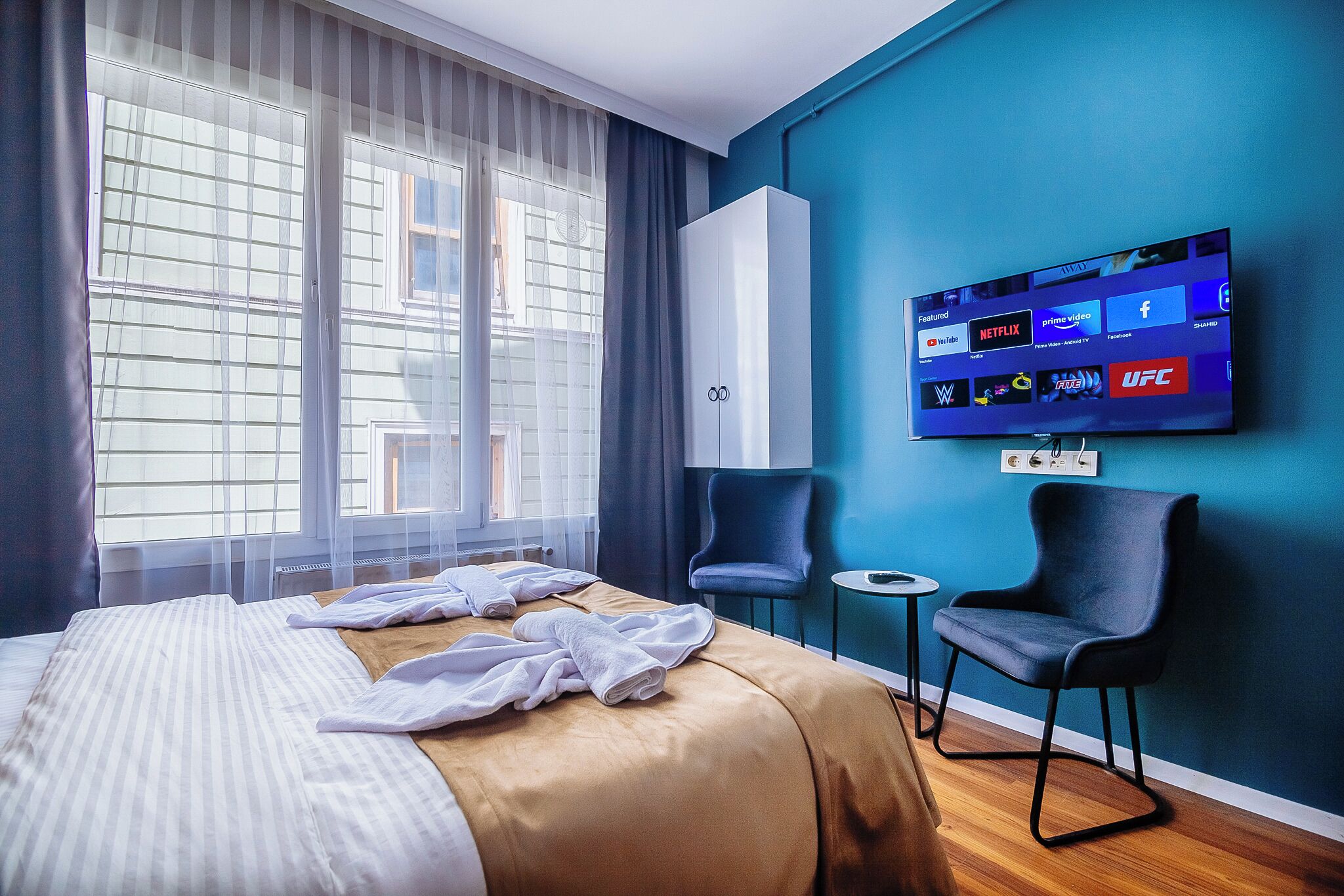 Standard Apartment | Egyptian cotton sheets, premium bedding, individually decorated