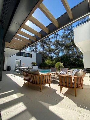Terrace/patio - Villa Tahaa Avec Piscine Chauffée (HOSSEGOR)