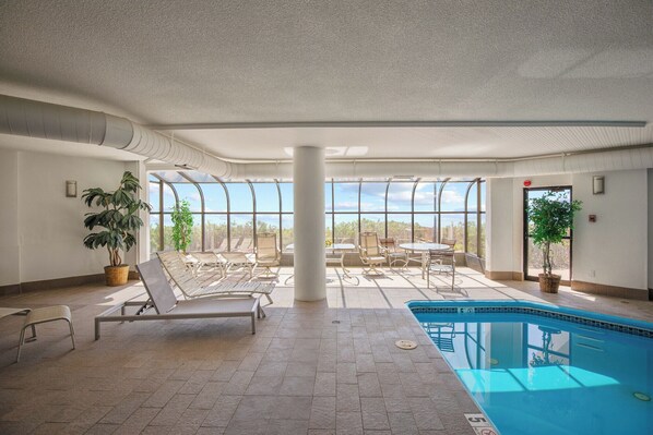 Indoor pool, a heated pool