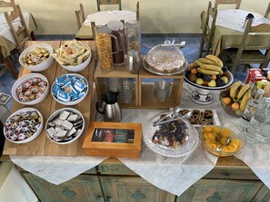 Frokostbuffé er inkludert hver dag