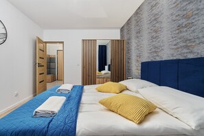 Apartment, 1 Bedroom, Balcony | 1 bedroom, bed sheets - Wrocław Nowa Manufaktura Apartments (Wroclaw)