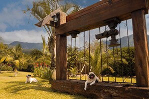 Honeymoon Chalet, Jetted Tub, Mountain View | Terrace/patio - Cabanas Jardim dos Canyons (Praia Grande)