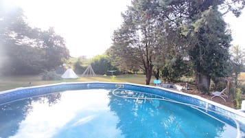 Indoor pool, outdoor pool