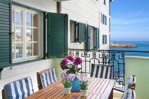 Comfort Apartment, 4 Bedrooms | Terrace/patio - Beach Apartments Montesan (Sveti Stefan)