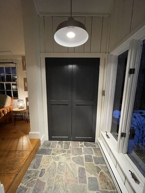 Interior - VT Cabin overlooking the West River and Village (Londonderry)