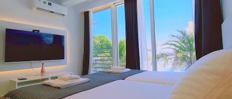 2 habitaciones, tabla de planchar con plancha y wifi gratis
