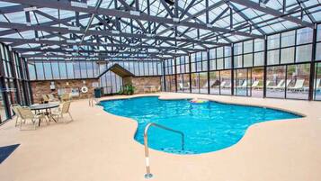 Indoor pool, a heated pool