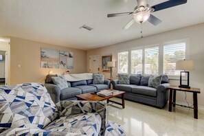 Smart TV, video games, DVD player, books