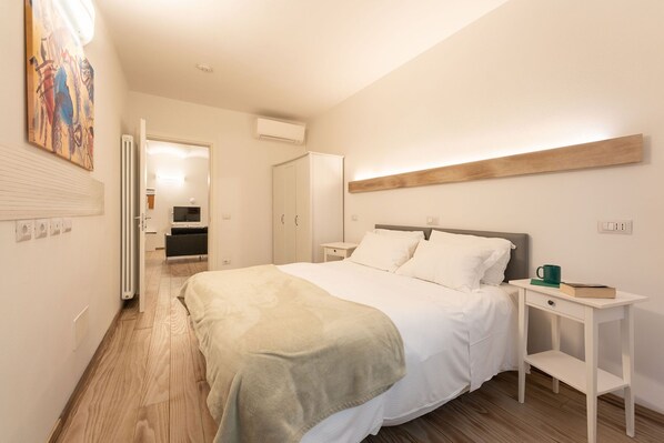 1 soveværelse, strygejern/strygebræt, gratis Wi-Fi, sengetøj