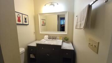 Towels, soap, toilet paper