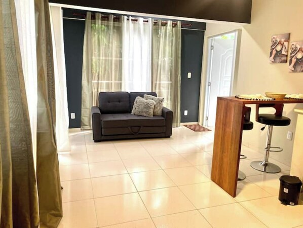 Interior - A cozy open studio (Puerto Plata)